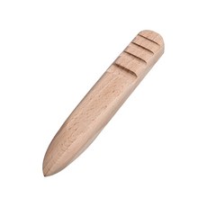 가죽공예 DIY 단면 우드 슬리커, 1개