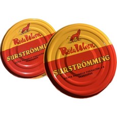 스웨덴 레드 울프 수르스트뢰밍 발효 청어 통조림 300g 2개