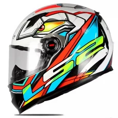 기존 LS2 FF358 오토바이 헬멧 블랙 화이트 사이즈 Road Ridng Capacetes 브라질 Casco De Moto, 2L, 04 4