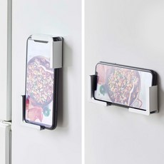 야마자키 타워 정리함 주방 거치대 자석 걸이 싱크대 태블릿 iPad 홀더 마그넷 / 냉장고 ㅡ101915, 컬러 _화이트