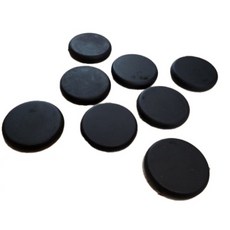 엣지릴렉스 스톤 마사지 테라피 화산석 8 x 8cm, 8개, 블랙