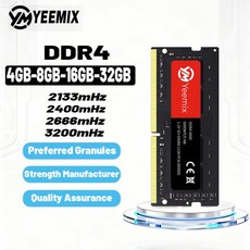 마이크론 SEC SK하이닉스된 YEEMIX DDR4 노트북 메모리 램 인텔 호환 AMD용 랜덤 4GB 8GB 16GB 32GB 2666, 07 16GB 2400Mhz