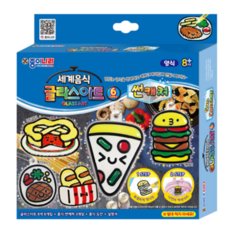 종이나라 세계음식 글라스아트 양식, COLOR MIX, 4개