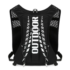 1pcs 대용량 하이킹 조끼 반사 스트립이있는 경량 통기성 방수 야외 사이클링 러닝