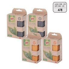 3M 스카치브라이트 원데이 수세미 플러스 강력 20매 + 소프트 20매, 2세트, 10개입, 소프트+강력