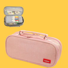 어반노트 대용량 파우치형 합격 필통, 1개, 핑크