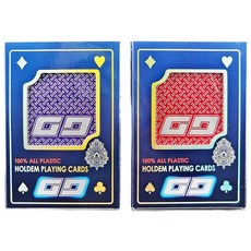 이음 GG 홀덤전용 트럼프카드 레드1P+블루1P 2P, 1개