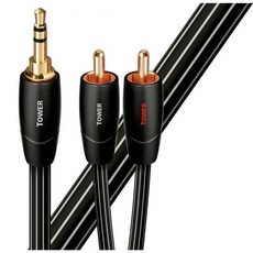 AudioQuest Tower 3.5轉RCA訊號線 長結晶銅導體 台灣公司貨 醉音影音生活, 1個, 2m