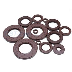 FKM 프레임 오일 도장 ID 30 34mm TC 불소 고무 가스켓 링 커버 더블 립 용수철 THK 1 개, 02 30x40x4mm, 01 1Pcs, 01 CHINA