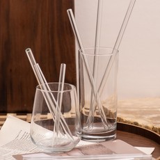 폴라베어 국내생산 친환경 내열 유리빨대_ 30cm, 1개, 1개