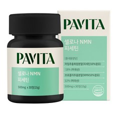 [약국입점상품] PAVITA 저속노화 식물성 NMN 피세틴, 1개, 30정