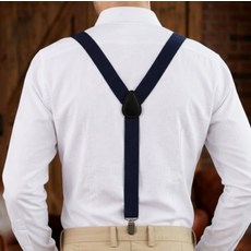 멜빵 3클립 서스펜더 바지 흘러내림방지 벨트 스타일코디 2p세트(네이비) DP77747