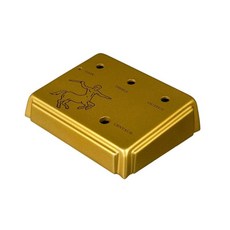 랜드톤 골드 오버드라이브 기타 이펙트 페달 스타일 알루미늄 메탈 박스 클론 키트 LT-KLC-G02, 1개