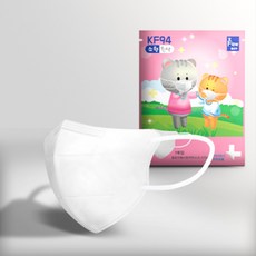 FLOW 새부리형 KF94 마스크 어린이 유아 소형 (모던핏), 40매, 화이트