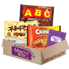 미니 초콜릿 초코바 세트2호 (ABC초콜릿+미니크런키+자유시간), 1세트, 72g