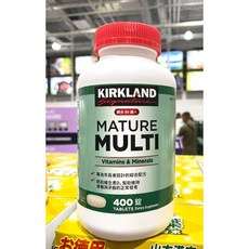 Kirkland Signature Mature Multi 成熟綜合維生素礦物質錠 50歲以上適用, 1個, 超商取貨