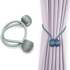 커튼 정리 끈 다용도 인테리어 홈데코 자석 커튼 홀더 심플 매듭 은은한 주방 암막 거실 광택 쉬폰 창문