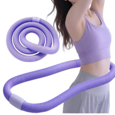 MKS LIFE 최신형 뱃살 쏙쏙 전신 다이어트 훌라후프, 1개, 보라색  업그레이드, 1.4kg