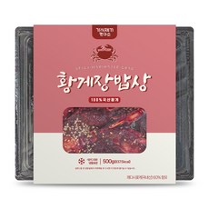 가시제거연구소 황게장밥상 국내산 절단 양념게장 꽃게장, 500g, 1개