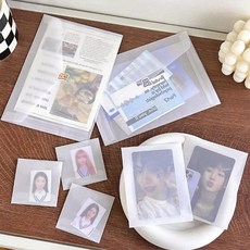 문구용 트레싱 봉투 10x8 포토카드 증명사진 보관지