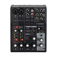 YAMAHA 數位混音器 錄音介面 直播實況公司貨 一年保固, AG06 MK2 黑色