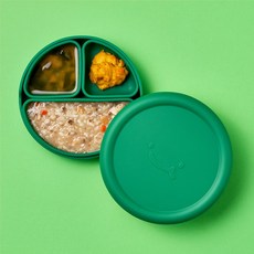 잼먹 실리콘 흡착식판 다바이더 세트, 디바이더_A타입_그린, 1세트