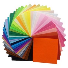 彩色不織布材料包, 10*10cm－20色隨機, 1個