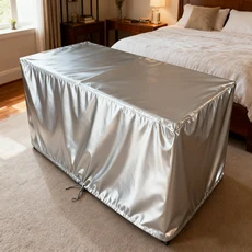 크기의 오 커버 UV 보호 눈 방지 사각형 테이블용 사계절 사용 가능, 01 Black, 25 244x244x30cm