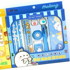 학용품세트 몰랑이 문구세트 단체선물 베스트 필통, 랜덤