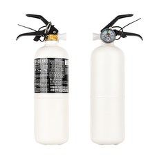 커스텅 차량소화기 0.7kg 분말 가정용 휴대용, 1개, 03 엠보싱 화이트