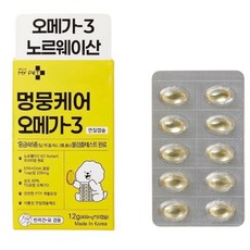 펫 헬로마이펫 멍뭉케어 오메가3 400 mg X 30캡슐, 1개, 30정