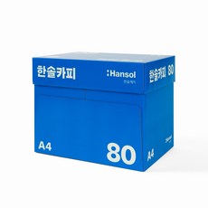 한솔카피 복사용지 80g, A4, 5000개