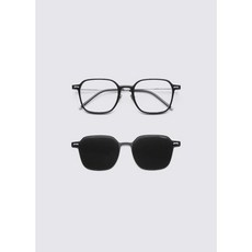 A. SOCIETY EGYPT CLIP-ON LIGHT Black 黑框 前掛黑框灰片 磁吸式墨鏡 太陽眼鏡 墨鏡