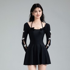 LIULU泳衣女款保守高級感連體游泳衣新款夏季遮肚顯瘦