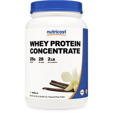 nutricost 乳清蛋白濃縮粉 香草味, 1個