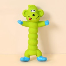 DZER 강아지 장난감 고무 애완견 물기 장난감 내구성 강한 애완동물 장난감, 녹색