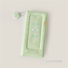 [룰루핑거] 4컷 사진앨범 연두 8.5x17cm