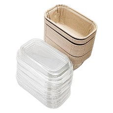 迷你牛皮胖胖烘焙模具杯50入 + 蓋子50入組合, 單一顏色, 1套