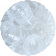 감성엔 이벤트 경품추첨 뽑기캡슐 32mm 100개, 투명 캡슐