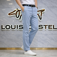 루이까스텔 [26년 봄여름 신상품 ] 남성 지퍼포켓 테잎디테일 골프바지 7/MO/PT/304/BCL