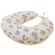 UniBABE優貝比 哺乳三用U型枕超細纖維款(草泥馬/刺蝟/雪地), 雪地(外布套.不含枕心)