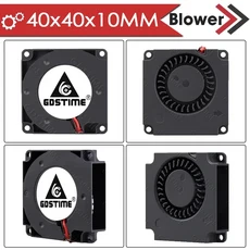 Gdstime 5015 24v 팬 4010 스네일 팬 2PIN DC 5V 12V 3D 프린터 미니 팬 7015 7530 쿨링 팬 3010 5020 터보, 01 24V Sleeve 2P2.54, 11 40X40X10MM Blower