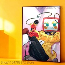 포스터 방수 벽 아트 데칼 자기 접착식 미적 장식 홈 리빙용, 4. z5