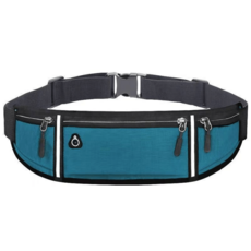 운동 라이딩 도난방지 허리팩 휴대폰 물병 수납, 1개, 로열블루