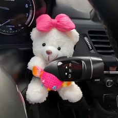 귀여운 차량용 깜빡이 인형 와이퍼 인형 장식 소품, 1개, 핑크