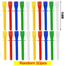 10/100PCS 컬러 접착제 애플리케이터 페인트 그림 교반 스크레이퍼 휴대용 DIY 공예 가죽 종이 본딩 도구, 03 10PCS
