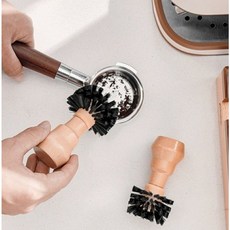 빈스업 포터필터 원형 커피 브러쉬 54-58mm 청소솔, 단품, 1개