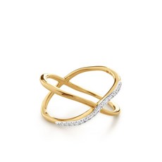 모니카비나더 리바 다이아몬드 키스 링