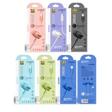Type-C 入耳式耳機 EV8033 支援 I15, 隨機出貨