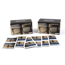 DOBON 達邦 防霧濕紙巾 抗霧 鏡片擦拭紙 眼鏡防霧濕巾 口罩眼鏡族必備, 1個, 兩盒裝(100入)